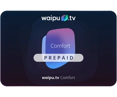 Usorteret waipu.tv Comfort Guthabenkarte 6 Monate 44,99€