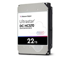 Kietasis diskas Sandisk HDD Server WD/HGST ULTRASTAR DC HC570 (3.5’’, 22TB, 512MB, 7200 RPM, SATA 6Gb/s, 512E SE NP3), SKU: 0F48155