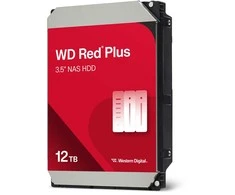Sandisk „Western Digital Raudona Plus WD120EFGX“ vidinis kietasis diskas, 12 TB, 7200 RPM, 512 MB, 3,5 colio, „Serial ATA III“