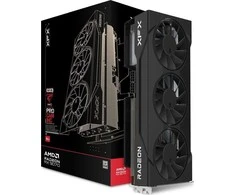 Vaizdo plokštė „XFX Radeon RX 9070 Swift“ trijų ventiliatorių žaidimų leidimas, 16 GB OC GDDR6