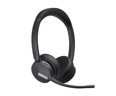 Belaidės ausinės Yealink WH64 Hybrid Dual UC, juodos spalvos