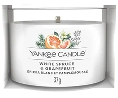 Yankee Candle Baltoji eglė ir greipfrutas, kvapioji žvakė 37 g