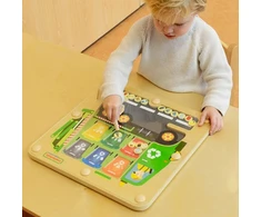 Edukacinis žaislas Masterkidz, su magnetinėmis lazdelėmis