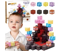 Konstruktorius magnetinis Woopie, 74 kubeliai
