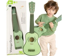 Medinė gitara žaislas Classic World, su retro dizainu