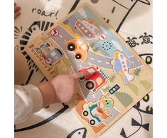 Tooky Toys Dėlionė interaktyvi TOOKY TOY, su garsais