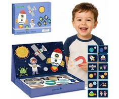 Tooky Toys Dėlionė magnetinė Tooky Toy, 60 elementų