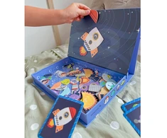 Tooky Toys Dėlionė magnetinė Tooky Toy, 60 elementų