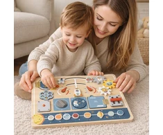 Tooky Toys Edukacinė lenta Tooky Toy, medinė konstrukcija