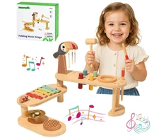 Tooky Toys Edukacinis muzikos staliukas TOOKY TOY, su tukano motyvu
