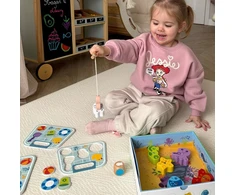 Tooky Toys Medinis žaidimas TOOKY TOY, magnetinis