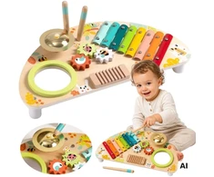 Tooky Toys Žaislas muzikos centras TOOKY TOY, medinis