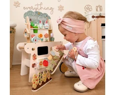 Tooky Toys Žaislas vežimėlis Tooky Toy, tvirta konstrukcija