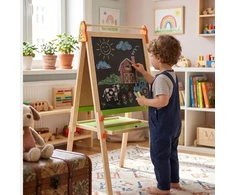 Viga Toys Dvipusė piešimo lenta Viga, magnetinė