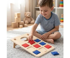 Viga Toys Įgūdžių lavinimo žaidimas Viga, su 8 mėtymo maišais