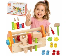 Viga Toys Įrankių dėžė Viga, medinė