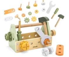 Viga Toys Įrankių dėžė Viga, natūralaus buko mediena