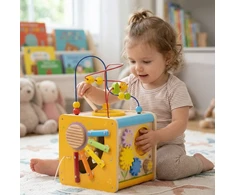 Viga Toys Lavinamasis kubas VIGA, daugiafunkcis