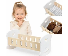 Viga Toys Lėlių lopšinė Viga, medinė