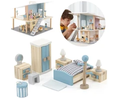 Viga Toys Lėlių namelio baldų komplektas VIGA