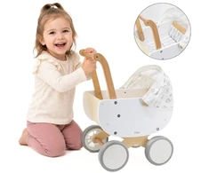 Viga Toys Lėlių vežimėlis Viga, neslystantys ratukai