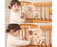 Viga Toys Manipuliavimo lenta Viga, pastelinės spalvos