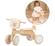Viga Toys Medinis vežimėlis VIGA PolarB, tylūs ratukai