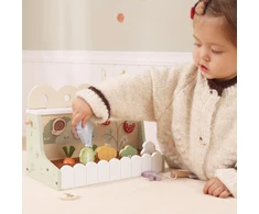 Viga Toys Medinis žaislas Viga, daržovių sodas