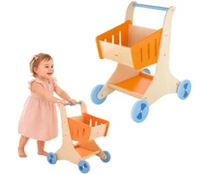 Viga Toys Pirkinių vežimėlis Viga, medinis