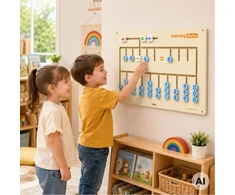 Viga Toys Sensorinė lenta VIGA, Montessori principai