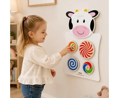 Viga Toys Sieninė lenta Viga, besisukantys diskai
