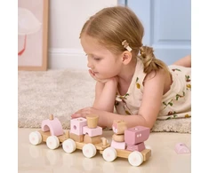 Viga Toys Traukinukas VIGA, su virvele