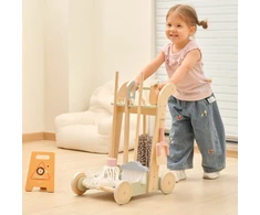 Viga Toys Valymo vežimėlis VIGA, su 10 priedų