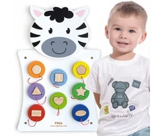 Viga Toys Veiklos lenta VIGA, su sieniniu tvirtinimu
