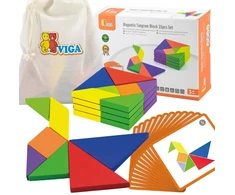 Viga Toys Žaidimas dėlionė VIGA, medinis
