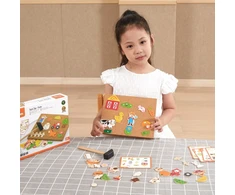 Viga Toys Žaidimas kūrybinis Viga, su kamštine lenta