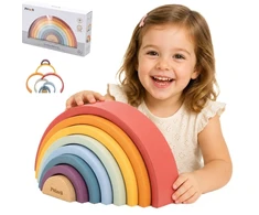 Viga Toys Žaislas dėlionė VIGA, pastelinių spalvų