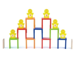 Viga Toys Žaislas domino rinkinys VIGA, 116 medinių kaladėlių
