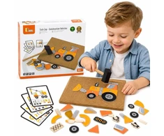 Viga Toys Žaislas kaladėlės Viga, 45 elementai