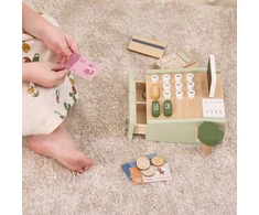 Viga Toys Žaislas kasos aparatas VIGA PolarB, su mokėjimo terminalu