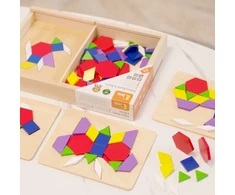Viga Toys Žaislas mozaika Viga, 148 elementai
