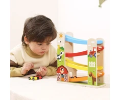 Viga Toys Žaislas nusileidimo trasa VIGA, ūkiška tema