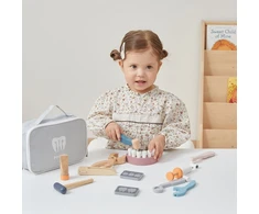 Viga Toys Žaislas odontologo rinkinys Viga, patogus krepšys