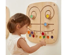 Viga Toys Žaislas plokštė VIGA, 7 tekstūros