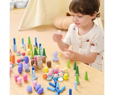 Viga Toys Žaislas rūšiavimo rinkinys VIGA, 141 detalė