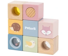 Viga Toys Žaislas sensoriniai blokeliai VIGA, 8 elementai
