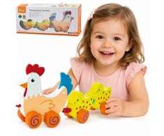 Viga Toys Žaislas tempiamas Viga, vaikščiojimo įgūdžiams lavinti