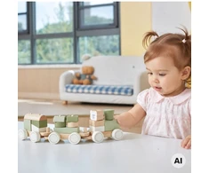 Viga Toys Žaislas traukinys VIGA PolarB, 14 kaladėlių