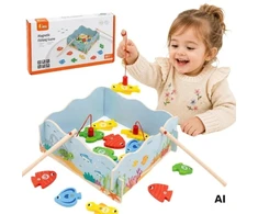 Viga Toys Žaislas žvejojimo žaidimas Viga, magnetinis