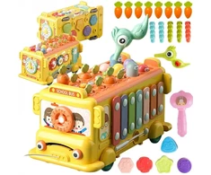 Woopie Baby Interaktyvus autobusas Woopie, su įvairiais garsais ir efektais
